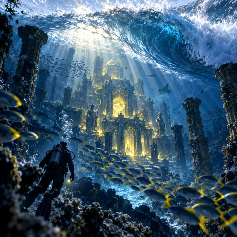Ejemplo de un templo selvático al amanecer